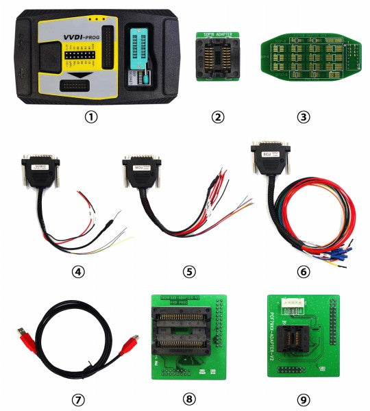 V5.3.7 Original Xhorse VVDI PROG Programador VVDI Programador Ferramenta Chave Ganhe Grátis para BMW ISN Função de Leitura