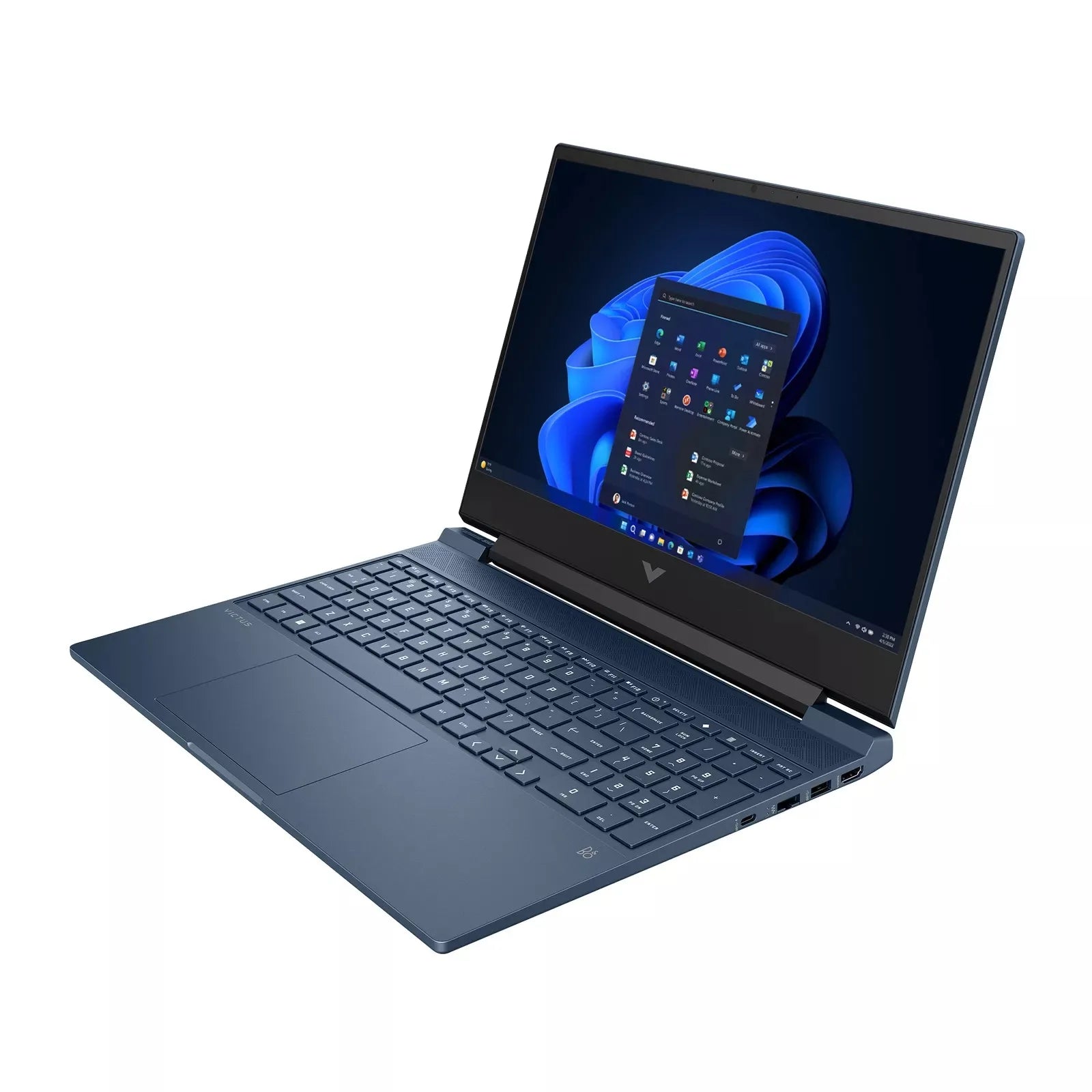 HP Victus-Gaming Laptop,Intel Core i5-12450H,64GB de RAM,4TB SSD,GeForce RTX 3050,Windows 11 Casa, Azul, 15 em