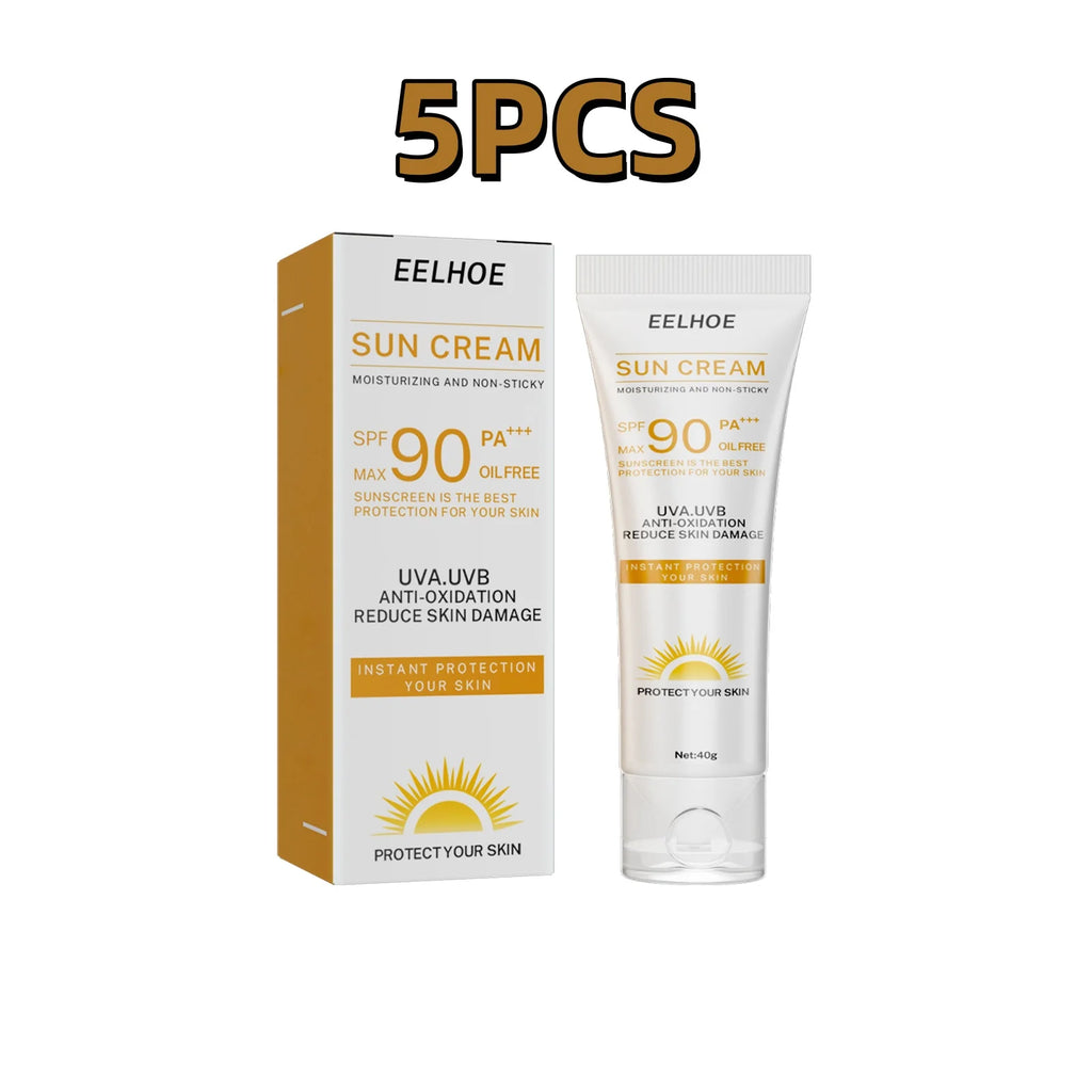 Creme protetor de isolamento, defesa física uv, reduz a pele, queimaduras solares, à prova de suor, não falso, branco, verão, creme hidratante refrescante