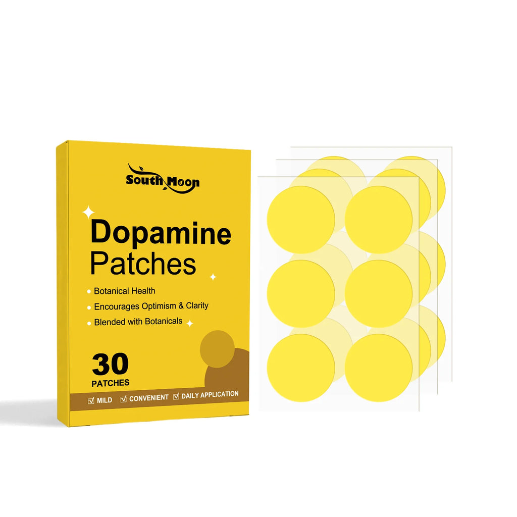 South Moon 30pcs remendo de dopamina fortalecer o sistema imunológico impulso de energia anti ansiedade alívio humor nutrir cuidados com o corpo remendo de dopamina