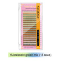 NAGARAKU Cor Cílios Maquiagem Maquiagem Mix de Maquiagem 7 ~ 15mm Marrom Escuro Marrom Claro Azul Roxo Cores Faux Cils Cílios Postiços Cilios