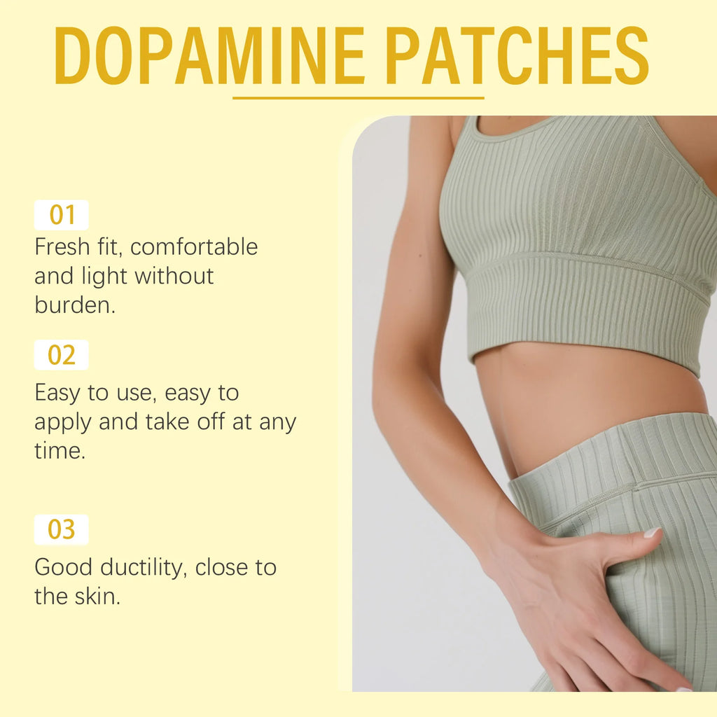 South Moon 30pcs remendo de dopamina fortalecer o sistema imunológico impulso de energia anti ansiedade alívio humor nutrir cuidados com o corpo remendo de dopamina