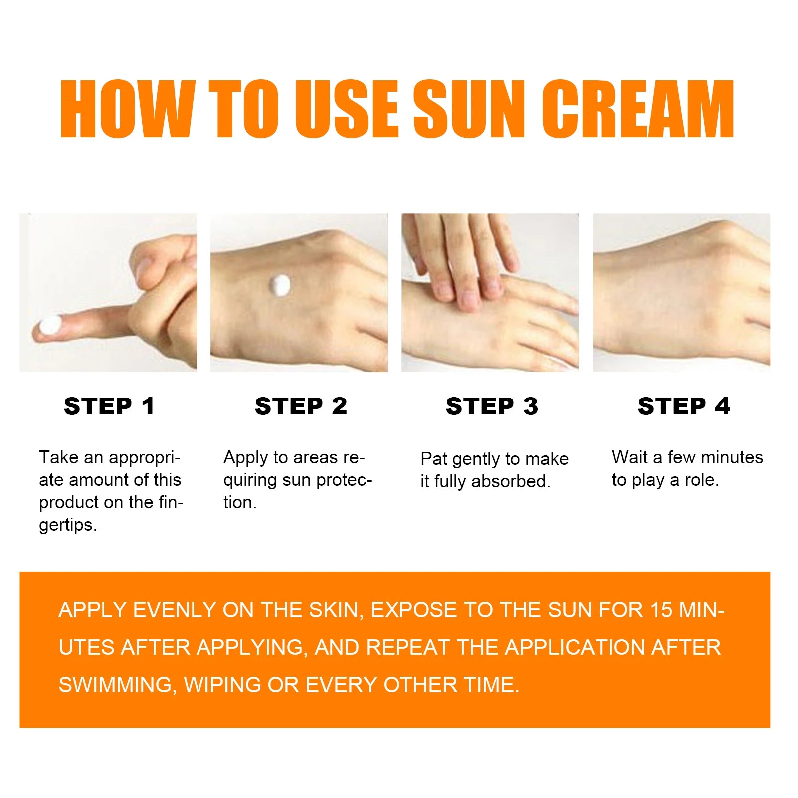 Creme protetor de isolamento, defesa física uv, reduz a pele, queimaduras solares, à prova de suor, não falso, branco, verão, creme hidratante refrescante