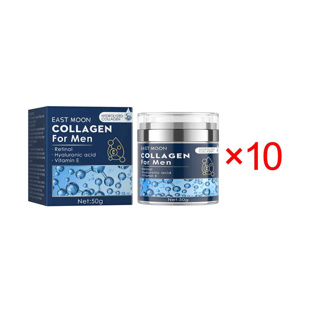 East Moon Men's Facial Fade Acne Marcas Limpe Fechar Cravos Suave Hidratante Hidratar Anti-rugas Creme de Colágeno