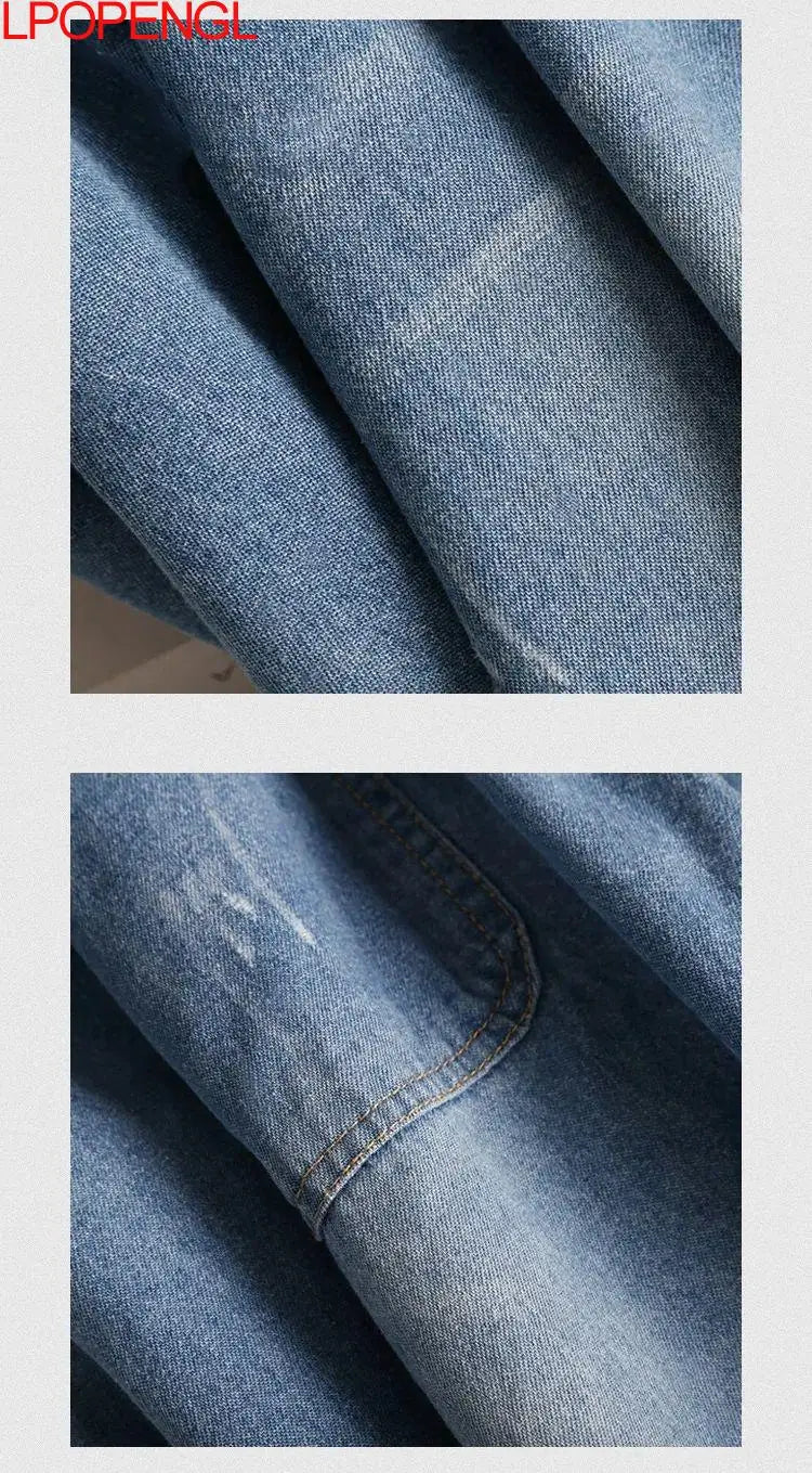 Calças de brim soltas femininas 2025 y2k novo casual streetwear calças jeans perna larga estilo rua vintage bolsos de cintura alta jean femme