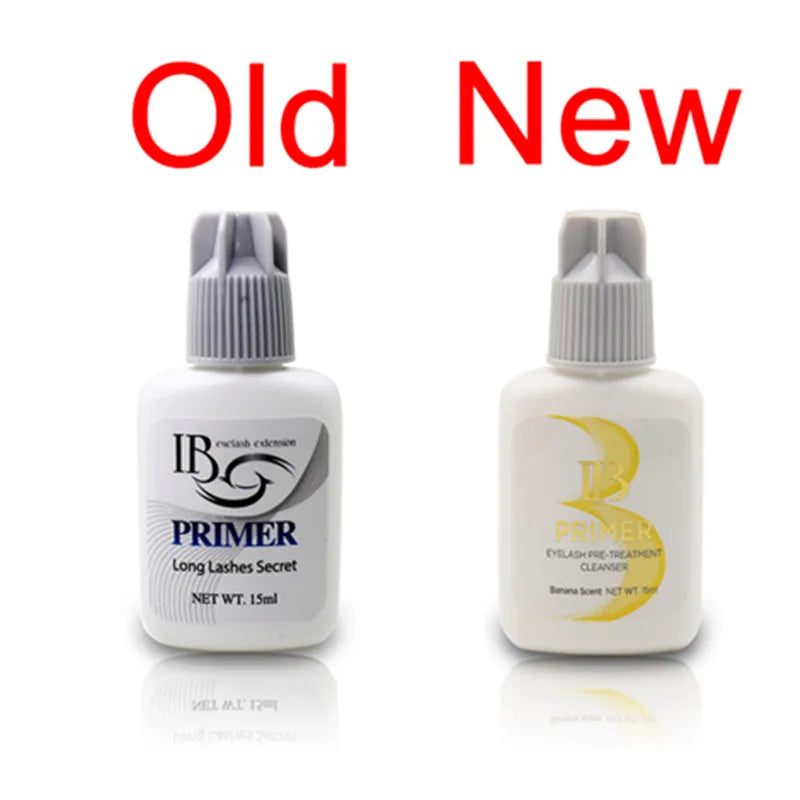 Primer ibeauty de 15ml para aplicação de cola em extensões de cílios, produto profissional coreano, primer transparente, ferramenta de maquiagem, 10 frascos