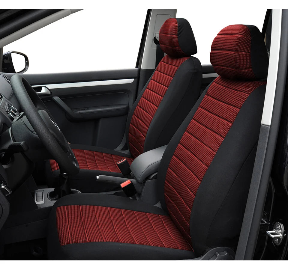 Capas de assento dianteiro AUTOYOUTH compatíveis com airbag, ajuste universal para a maioria dos carros e SUVs, acessórios para carros, capa de assento para Toyota, 3 cores