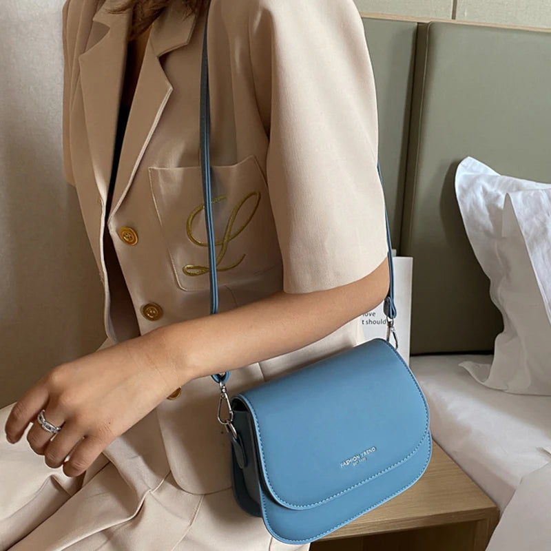 Yogodlns na moda sela bolsa de ombro feminina couro do plutônio crossbody saco simples cor sólida aleta saco do mensageiro designer bolsas bolsa