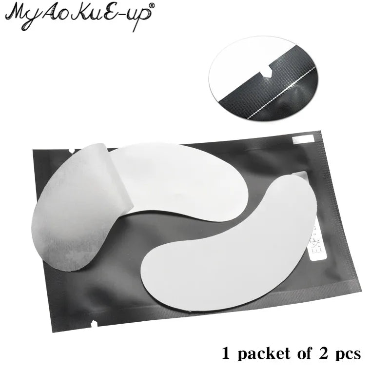 50 pares de remendo de extensão de cílios hidrogel almofada de olho gel adesivo de papel sob almofadas de olho remendos de cílios ferramenta de maquiagem suprimentos de beleza