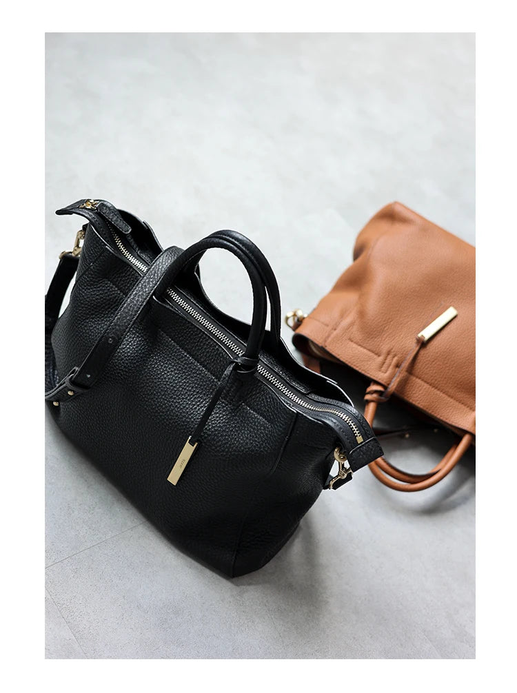 Bolsa mensageiro de ombro único para mulheres, couro de vaca 100% real, bolsa glamourosa, luxo, pendulares
