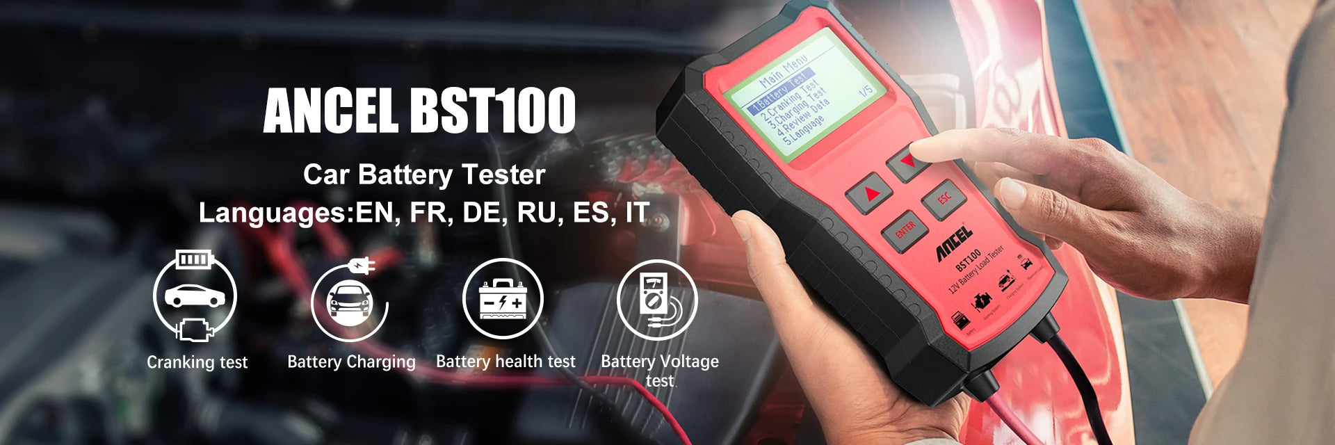 Ancel a202 computador on-board carro display digital velocidade consumo de combustível medidor de temperatura obd2 scanner automóvel
