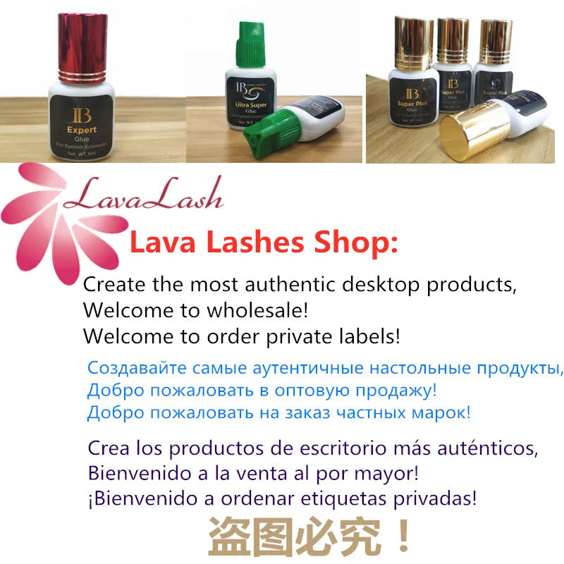 Primer ibeauty de 15ml para aplicação de cola em extensões de cílios, produto profissional coreano, primer transparente, ferramenta de maquiagem, 10 frascos