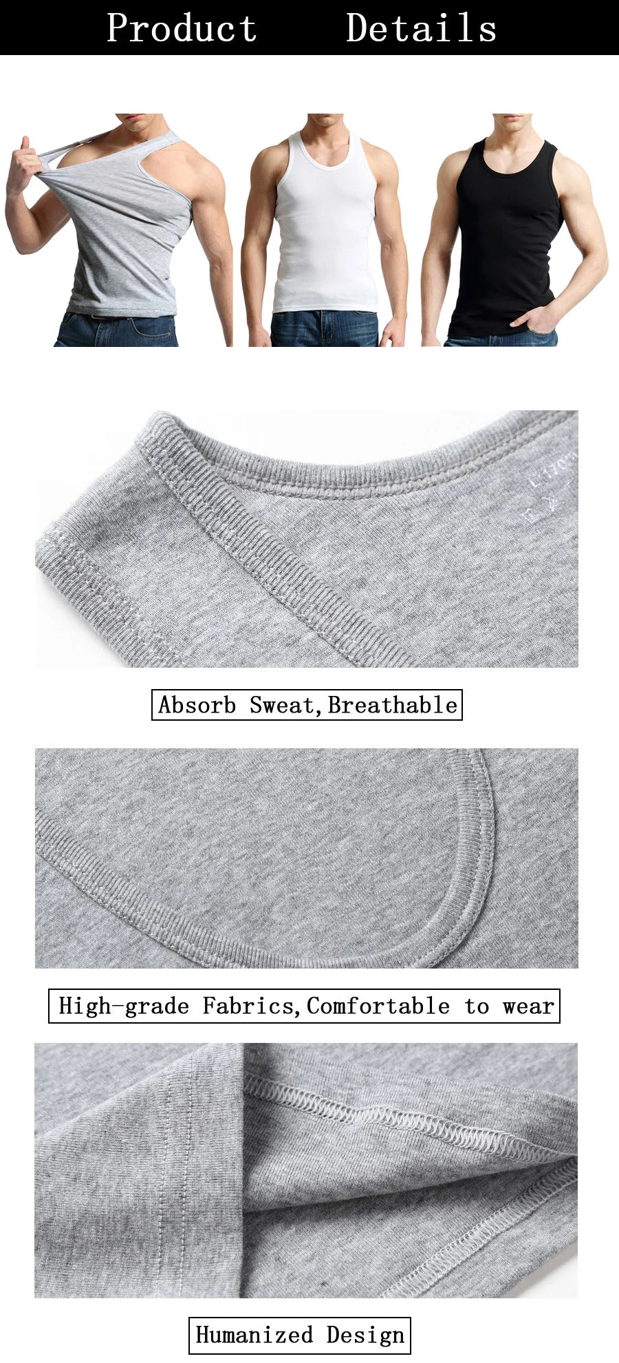 Regatas masculinas 100% algodão sólido colete masculino respirável sem mangas topos fino casual ginásio correndo confortável camiseta presente dos homens