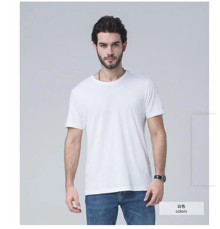 Camiseta Personalizada 2026 para Homens e Mulheres, Algodão, Manga Curta, Imprima Sua Própria Imagem, LOGO ou Texto