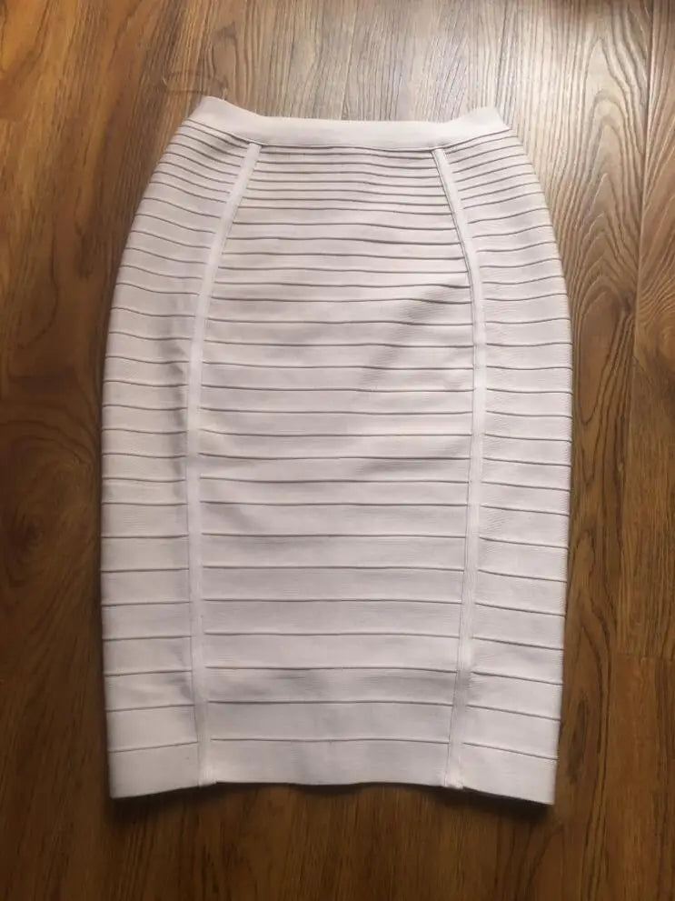 16 cores sexy sólido zíper laranja azul preto vermelho bandagem saia feminina elástica bodycon verão xl xxl lápis saias 58cm