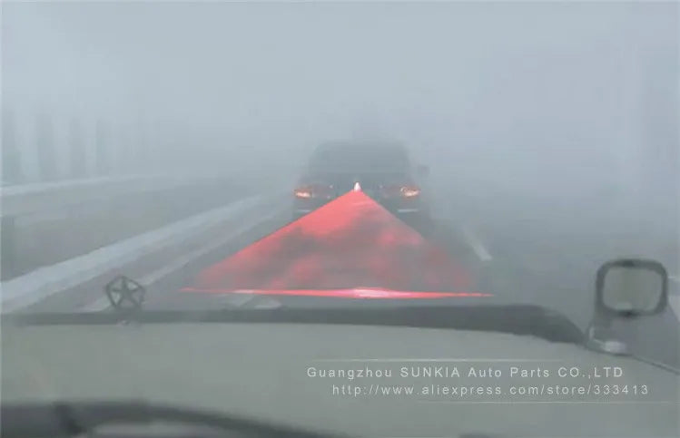1 pçs audsnn anti colisão traseira do carro laser cauda luz de nevoeiro freio automático lâmpada de estacionamento invertendo luz de advertência estilo do carro