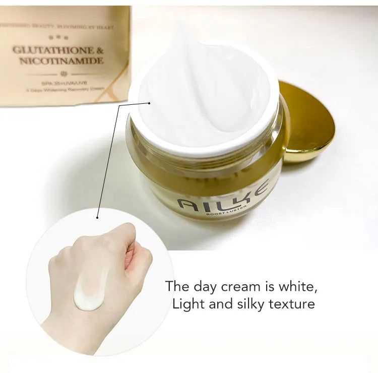 AILKE Corretor de manchas escuras, hidratação branqueadora, creme facial com spf35 + iluminação, tom de pele coreano, anti-queimaduras solares, cuidados com a pele do rosto