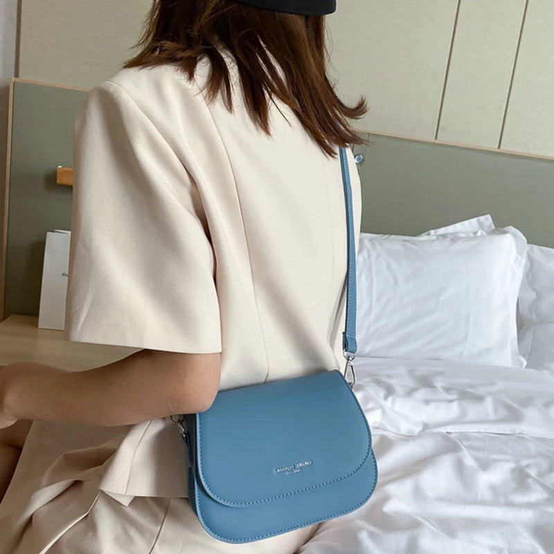 Yogodlns na moda sela bolsa de ombro feminina couro do plutônio crossbody saco simples cor sólida aleta saco do mensageiro designer bolsas bolsa