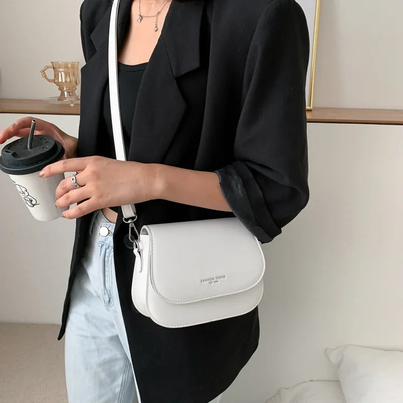 Yogodlns na moda sela bolsa de ombro feminina couro do plutônio crossbody saco simples cor sólida aleta saco do mensageiro designer bolsas bolsa
