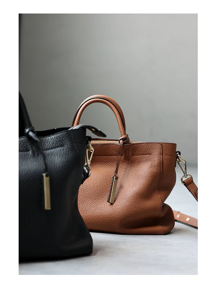 Bolsa mensageiro de ombro único para mulheres, couro de vaca 100% real, bolsa glamourosa, luxo, pendulares