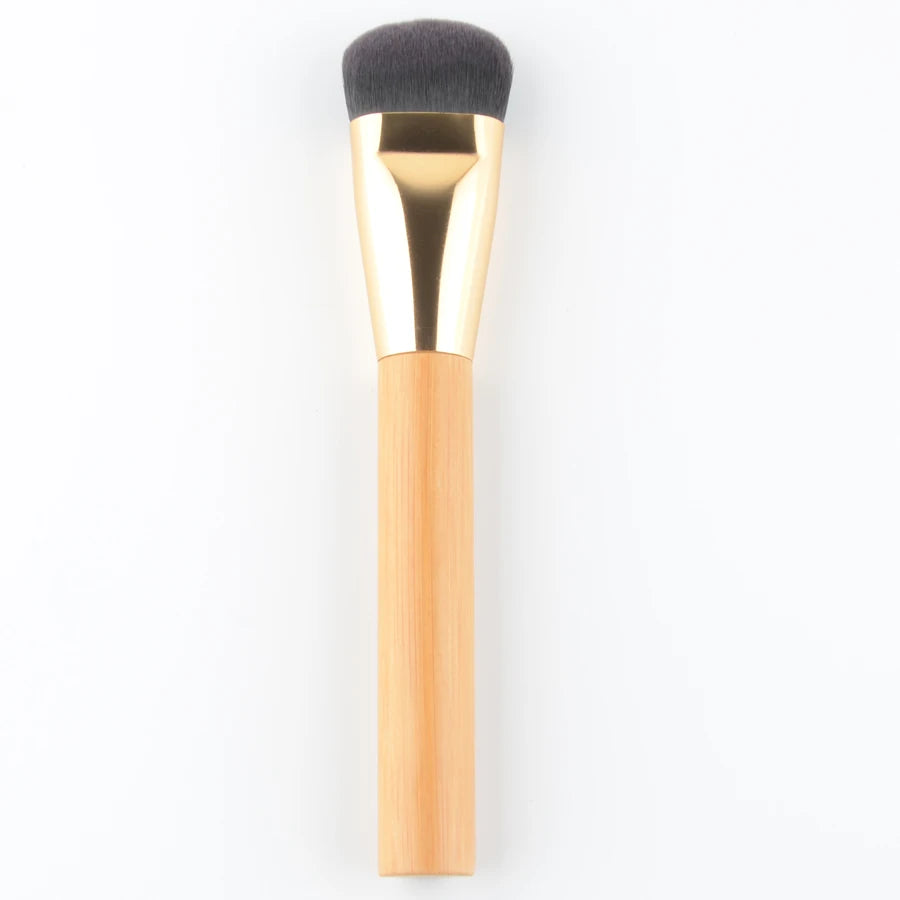 1pc super macio pó compõem pincéis fundação blush pincel de maquiagem sombra mistura contorno profissional alta qualidade bambu