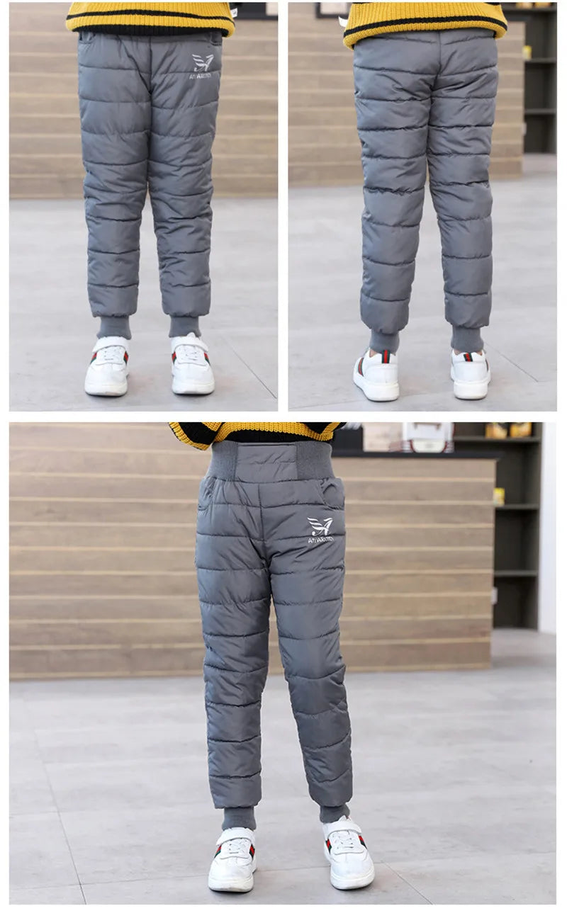 Calça de esqui de alta qualidade, Crianças, Inverno, Meninos, Meninas, Calça acolchoada para crianças, Meninas, 2022