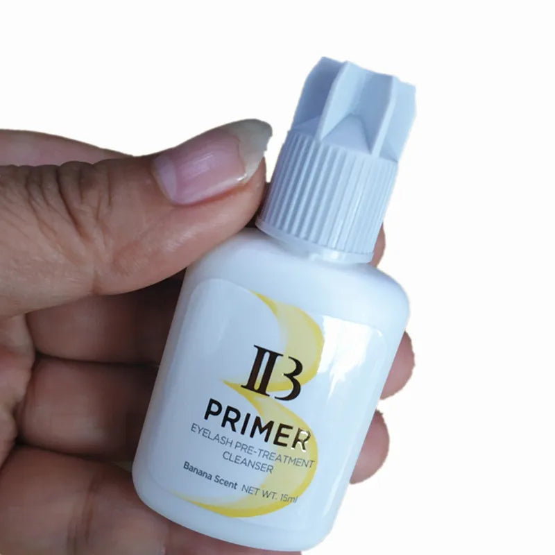 Primer ibeauty de 15ml para aplicação de cola em extensões de cílios, produto profissional coreano, primer transparente, ferramenta de maquiagem, 10 frascos