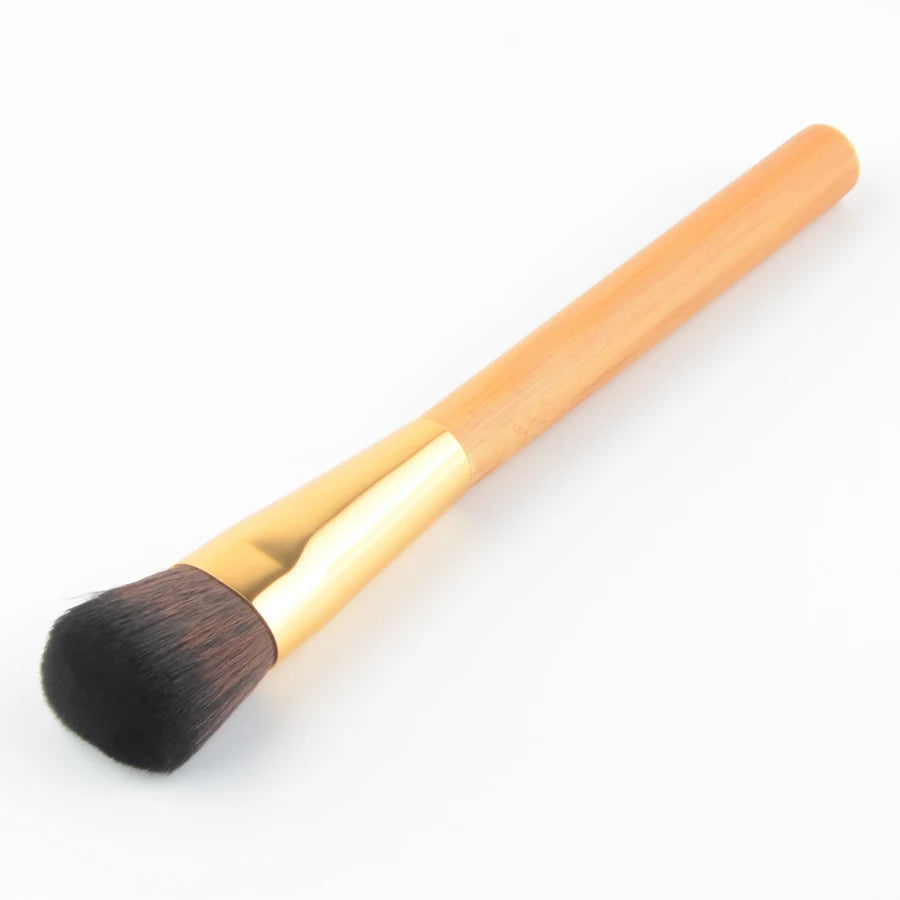 1pc super macio pó compõem pincéis fundação blush pincel de maquiagem sombra mistura contorno profissional alta qualidade bambu