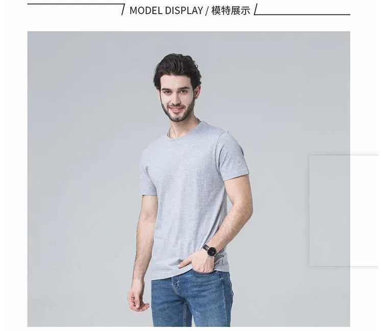 Camiseta Personalizada 2026 para Homens e Mulheres, Algodão, Manga Curta, Imprima Sua Própria Imagem, LOGO ou Texto