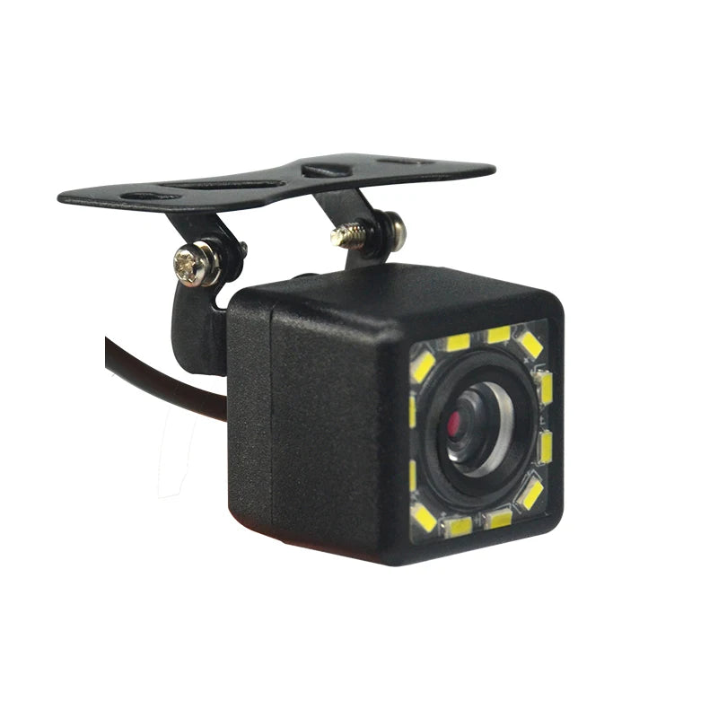 Hippcron câmera de visão traseira do carro 4 led visão noturna invertendo monitor estacionamento automático ccd à prova dwaterproof água 170 graus vídeo hd
