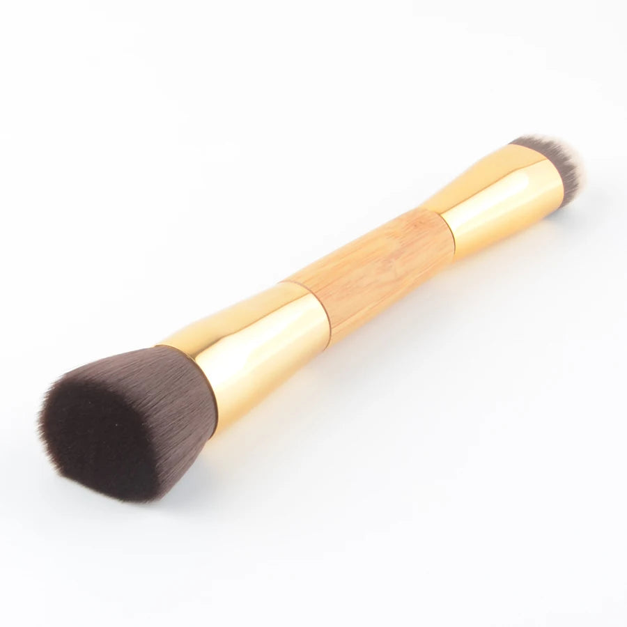 1pc super macio pó compõem pincéis fundação blush pincel de maquiagem sombra mistura contorno profissional alta qualidade bambu