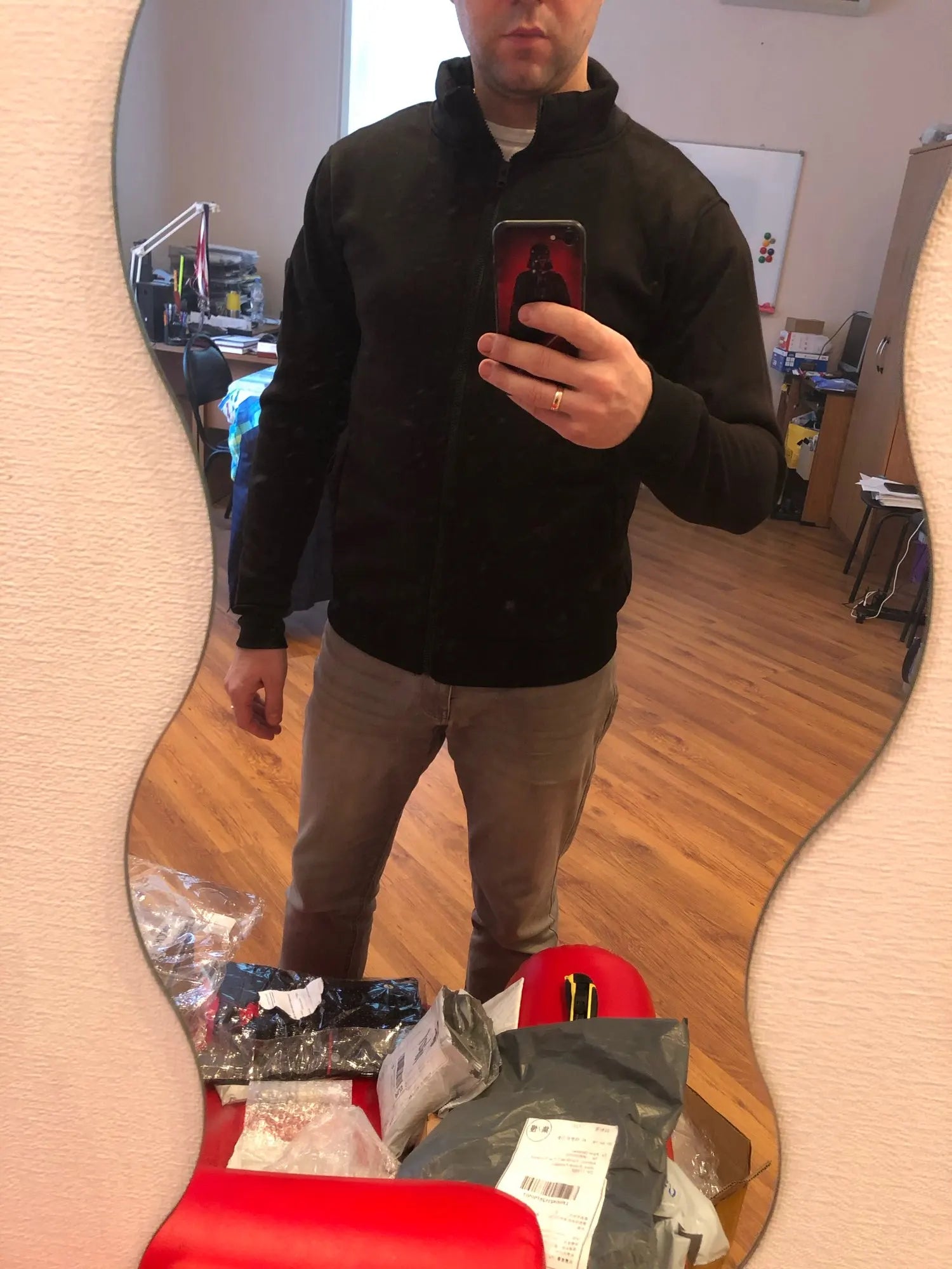 MRMT 2026 Novo Moletom Masculino Sem Capuz com Zíper e Gola Alta para Homens