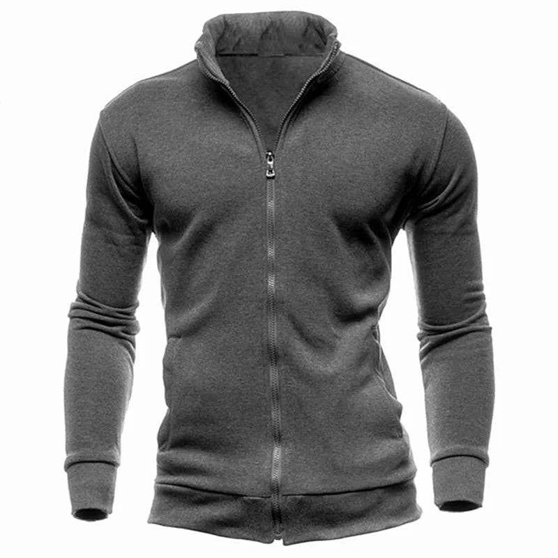 MRMT 2026 Novo Moletom Masculino Sem Capuz com Zíper e Gola Alta para Homens