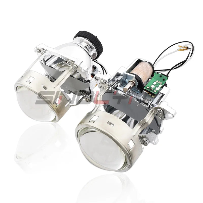 Sinolyn Bi Xenon Lentes Do Projetor Para BMW E46 M3 AL E90 E92/Audi A4 B8 A3/Benz W220 W203 /Volvo V50 D2S D1S Farol Substituir Kit Xeon Projetor Farol Carro Kit De Projetor Retrofit Lente Projetor