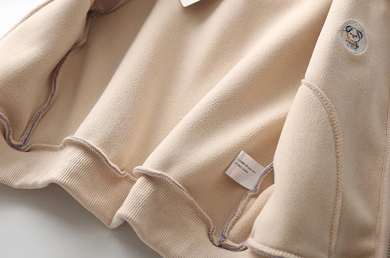 Colete polar com capuz, casaco de lã polar para crianças com zíper quente para bebês meninos meninas 2-10 anos de uso externo