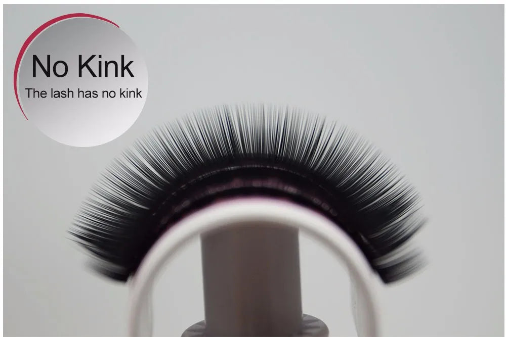 Extensões de Cílios Postiços Qeelasee Profissionais de Mink, Cílios Individuais para Maquiagem, Volume e Fans de Cílios, Atacado