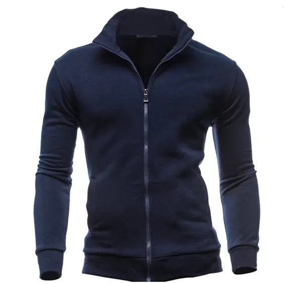 MRMT 2026 Novo Moletom Masculino Sem Capuz com Zíper e Gola Alta para Homens