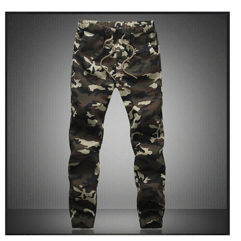 Calças Harem Masculinas M-5XL 2026, Calças Militares Camufladas, Confortáveis e Soltas, Calças Cargo Camo Joggers