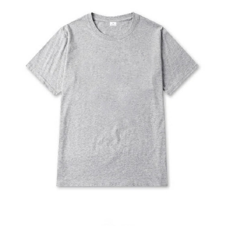 2025 unissex design personalizado impressão do logotipo personalizado harajuku cor sólida texto fotos roupas anúncios camiseta de algodão puro