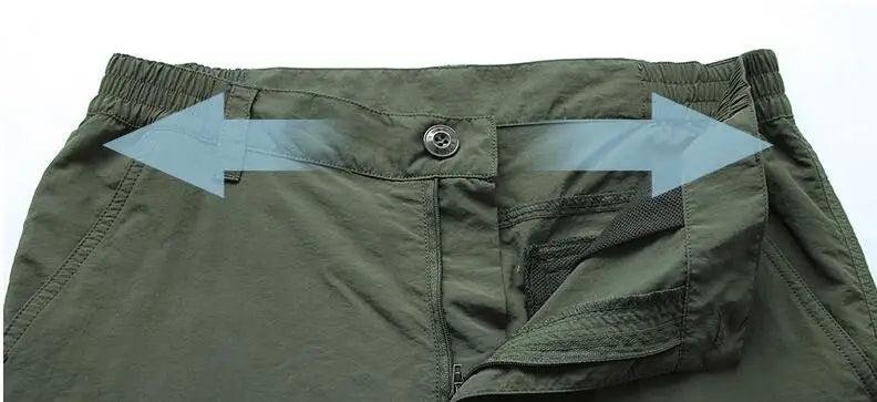 Calças de carga respirável impermeáveis masculinas, calças compridas masculinas, corredores de bolsos do exército, casual, verão, plus size, 4XL