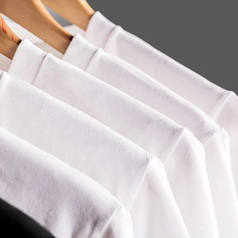 T-shirts de algodão de verão t camisas pretas dos alunos roupas de estilo preguiçoso