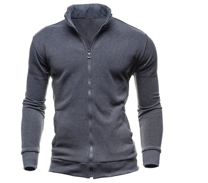 MRMT 2026 Novo Moletom Masculino Sem Capuz com Zíper e Gola Alta para Homens