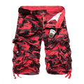 Camuflagem solta carga shorts masculino 2025 verão militar camo calças curtas homme carga shorts eua tamanho