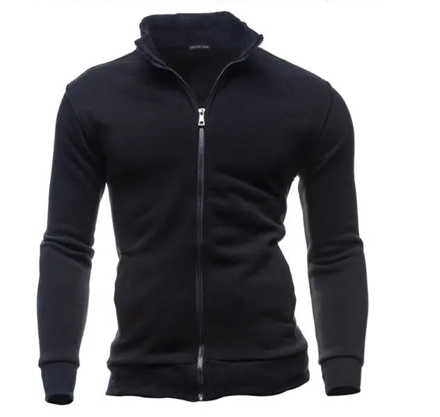 MRMT 2026 Novo Moletom Masculino Sem Capuz com Zíper e Gola Alta para Homens