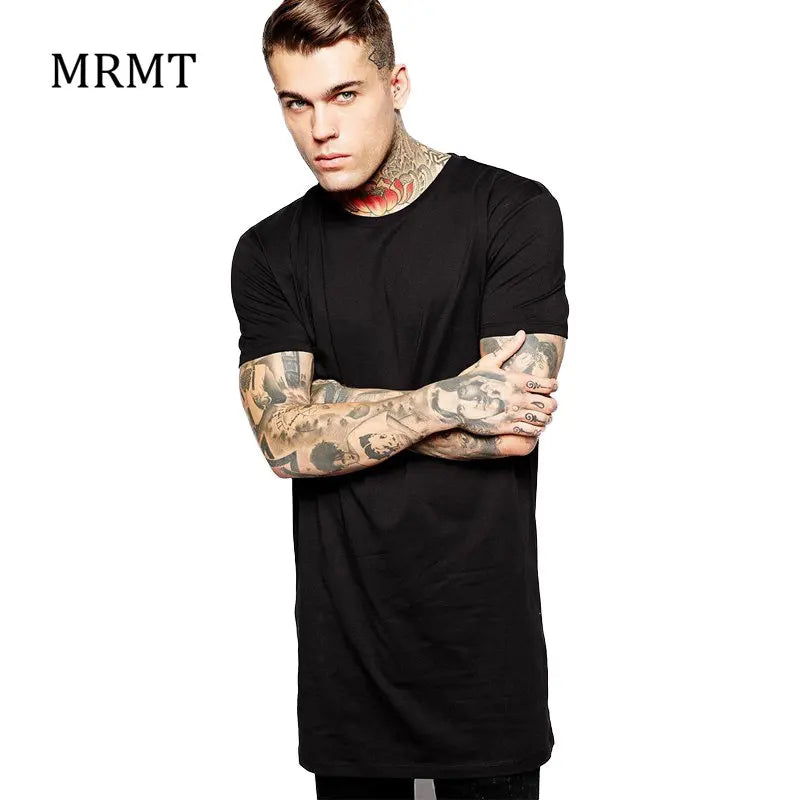 Camiseta Masculina Preta de Manga Curta Casual Hip Hop 2026 Nova Coleção para Homens