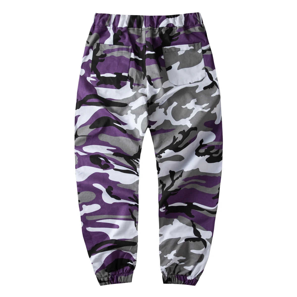 Ins laranja camuflagem jogger calças dos homens hip hop tecido calças casuais tático militar bolsos algodão 2025 moletom