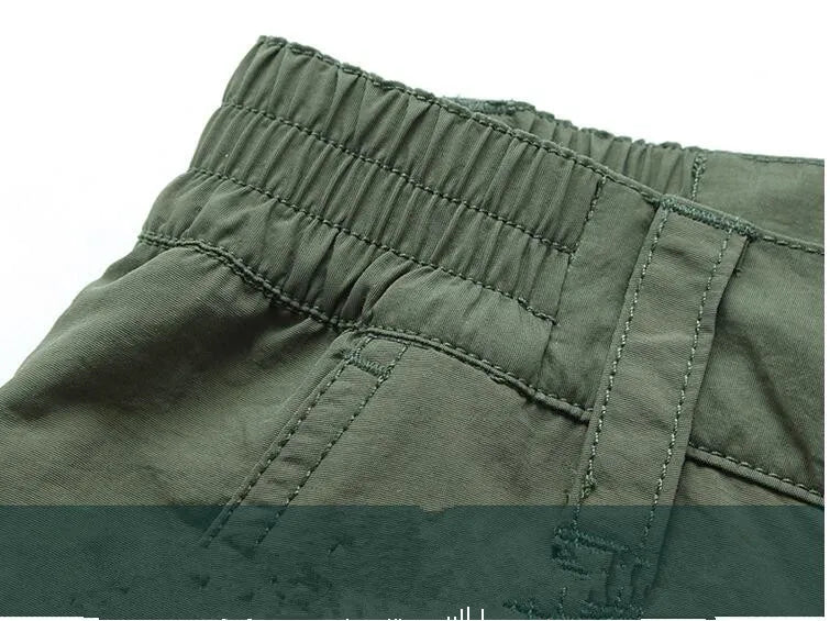 Calças de carga respirável impermeáveis masculinas, calças compridas masculinas, corredores de bolsos do exército, casual, verão, plus size, 4XL