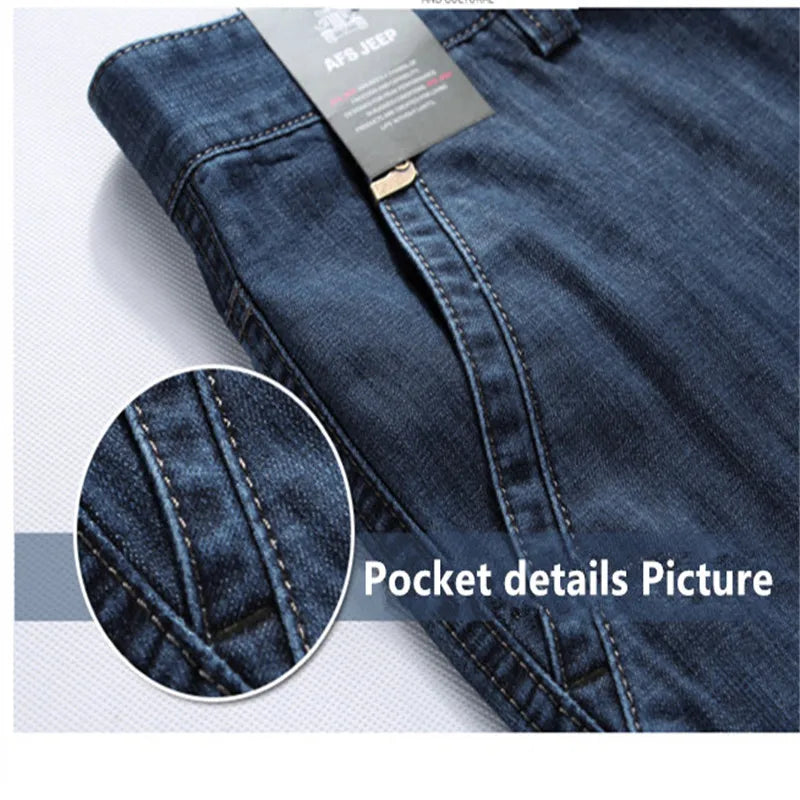 Calça jeans cargo masculina, tamanho grande 29-40 42 44, casual, multibolsos, roupas masculinas, 2023, calça jeans para homens