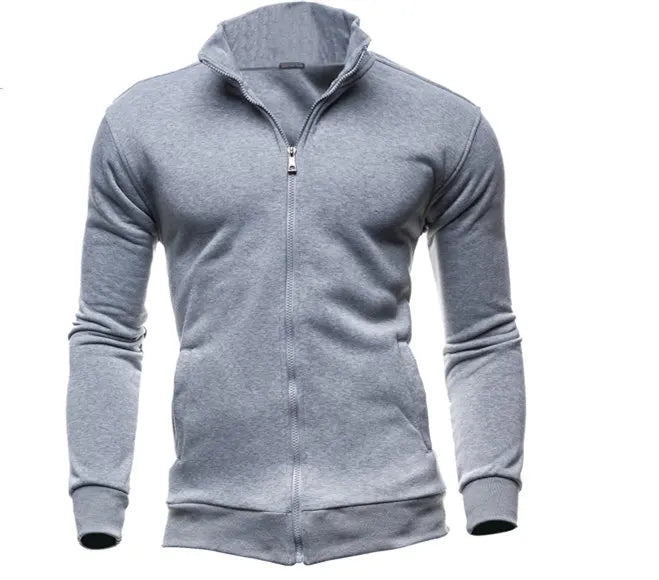 MRMT 2026 Novo Moletom Masculino Sem Capuz com Zíper e Gola Alta para Homens
