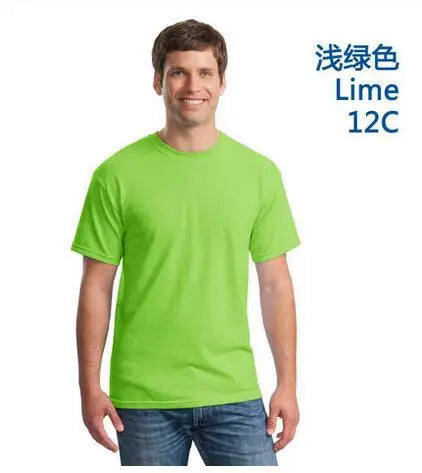 Camiseta Personalizada 2026 para Homens e Mulheres, Algodão, Manga Curta, Imprima Sua Própria Imagem, LOGO ou Texto